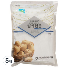농협 강원도 인제 100% 국산 감자전분 최상급, 5개, 500g