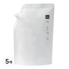 피톤이오 피톤치드 편백수 원액, 5개, 2L