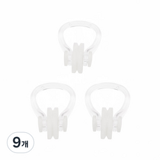 SWM 수영 코마개 3p 물놀이 수영 잠수, 화이트, 9개