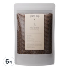구월의아침 매일 쪄서볶은 국산 보리차, 500g, 1개입, 6개