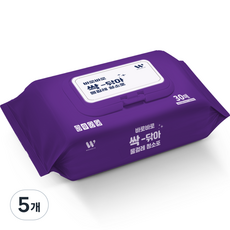 바로바로 청소기 전용 물걸레 청소포, 5개
