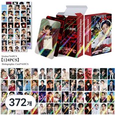 BTS 멤버별 스페셜 에디션 홀로그램 홀로그램 포카 124장 포토카드 60장 스티커 64장 도무송 다꾸 방탄소년단 선물용, 372개, J-HOPE(제이홉)