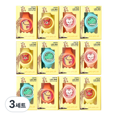 ACRO 어린이 LED 썸머 팔찌 한글패키지 12개, 3세트, 20g