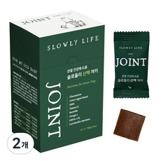 슬로울리라이프 산책 노견 강아지 관절 영양제, 30정, 뼈/관절강화, 2개 30정, 뼈/관절강화, 2개