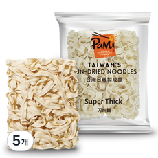 비건 도삭면 쫄깃한 면발 면사리 두꺼운면, 90g, 5개
