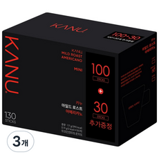 카누 미니 다크로스트 아메리카노 130T, 900mg, 130개입, 3개