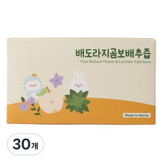 리틀스푼 배도라지 곰보배추즙 유아 아기 과채 주스, 30개, 100ml