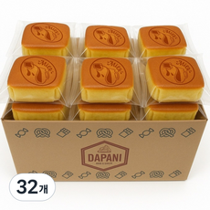 다파니 부드럽고 촉촉한 밀크 케이크 우유 카스테라 16개입, 32개