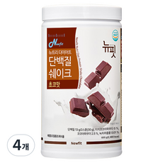 뉴핏 투에니포 뉴트리 다이어트 쉐이크 초코맛, 600g, 4개