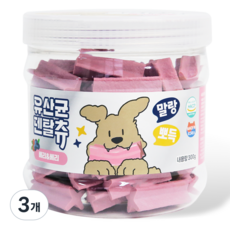 푸디 더특별한식탁 유산균 덴탈츄 강아지 간식 껌, 3개, 300g, 눈 건강에 좋은 베리&베리 3개, 300g, 눈 건강에 좋은 베리&베리