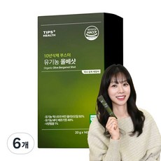 팁스헬시 올베샷 유기농 올리브오일 베르가못 착즙 원액 사양벌꿀, 6개, 280ml