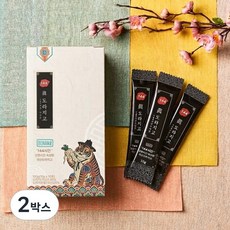 국내 최초 144시간 숙성한 국산 도라지고 기침에 좋은 도라지진액 스틱 약도라지청, 2박스, 100g