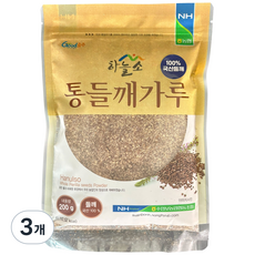 수안보농협 국산 통들깨가루, 3개, 200g