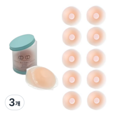 지커스 실리콘 니플패치 여성 원형 10p, 3개