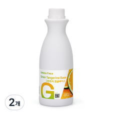 그린트리 청귤 에이드 베이스, 2개, 1.2kg