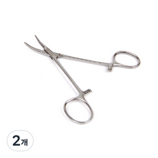청훈메디 모스키토 의료용 겸자, 모스키토 곡선형, 2개