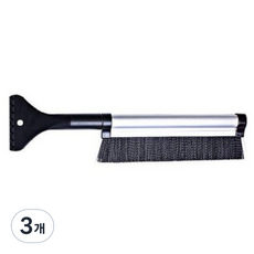 와이드 성에제거기 스노우 스크래퍼 차량용 제설 눈빗자루, 3개