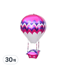 애니파니 파티 행사 장식 열기구 호일 알루미늄 풍선, 30개, 샤인퍼플