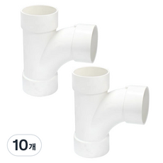 JG산업 (정품) 국산 PVC 파이프 LT 엘티 YT 와이티 T티 티 50파이 50A 50mm, 10개