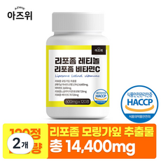 먹는 레티놀 3종 리포좀 모링가잎추출물 비타민C 비타민A 글루타치온 식약청인증 HACCP, 2개, 120정