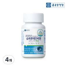 종근당건강 슈퍼 루테인 비젼 30g, 60정, 4개