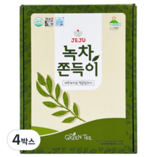 제주 녹차 쫀득이 쫀드기 쫀디기, 270g, 4박스