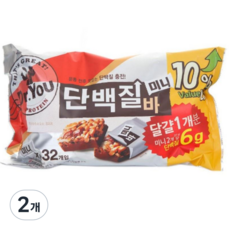 오리온 닥터유 단백질바 퀵차지팩 445.5g, 2개