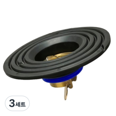 황동 냄새차단 벌레차단 하수구 1세트 (트랩 2개입), 3세트