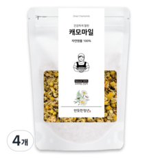프리미엄 유럽산 캐모마일 꽃차 리필팩, 200g, 1개입, 4개