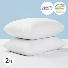 [국내생산] 명인베개 클라우드필 베개 지퍼형, 화이트, 2개