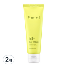 아미니 데일리 저자극 수분 선크림(SPF50+), 2개, 50ml