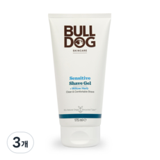 불독 스킨케어 센서티브 쉐이브 젤, 175ml, 3개