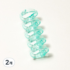 플라스틱스프링 5공 바인더 스프링 셀프 제본 펀칭 펀치 원형 펀칭기, 2개, 그린 30개