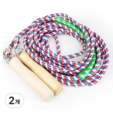 단체 줄넘기 줄 운동회 체육대회 단합회 10m, 2개, 알록달록