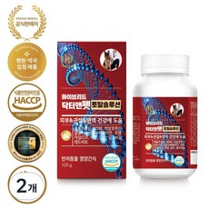닥터앤펫 토탈솔루션 피부 눈물 면역 관절 슬개골탈구 강아지 영양제 간식, 단일맛, 2개, 종합영양제, 120정