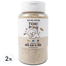 도그미우 톡핑 황태 보양 파우더 강아지 기력회복 밥안먹을때 사료 토핑 유산균, 120g, 2개, 장건강/유산균