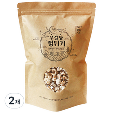 풍심당 국내산 옥수수 강냉이 뻥튀기 저당간식 옛날 과자 회사 간식, 90g, 2개