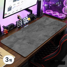 그레이계열 게이밍 장패드 마우스패드 400X900X4MM, 3개, 06 그림