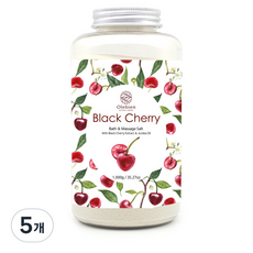 올레비엔 블랙체리 바스 앤 마사지솔트, 5개, 1kg