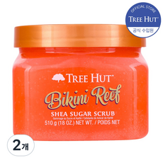 트리헛 시어 슈가 스크럽 비키니리프, 510g, 2개