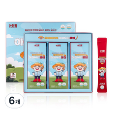 아잇팜 어린이 홍삼스틱 6년근 키즈홍삼 어린이홍삼 30포, 6개, 30정