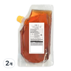 더와이 바닐라시럽 (리필용) 씨드첨가, 2개, 500ml