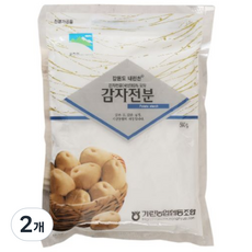 농협 강원도 인제 100% 국산 감자전분 최상급, 2개, 500g
