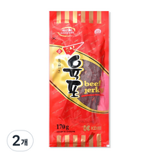 케이미트 순쇠고기 특선육포, 170g, 2개