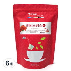 [본사직영] 다예 맛있는 100% 히비스커스차 생분해 삼각티백, 50g, 50개입, 6개