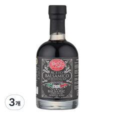 로베르토 발사믹 식초 블랙, 3개, 250ml