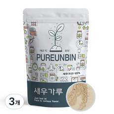 푸른빈 새우 분말 가루 국내산, 500g, 3개
