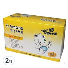 아몬스 암컷용 애견 기저귀, 중형, 10개입, 2개 중형, 10개입, 2개