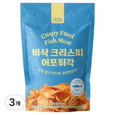 리상회 바삭 크리스피 어포튀각 글루텐 프리 꾸이꾸이 맥주안주, 3개, 100g