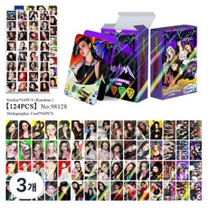 에스파 AESPA 2026년 레모네이드 위플래쉬 에디션 리치맨 홀로그램 포토카드 총124pcs 포카 60장 스티커 64장 다꾸 선물 소장용, 3개, Richman(리치맨)